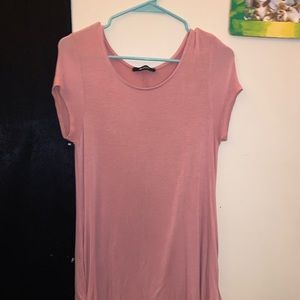 Pink T-Shirt Dress